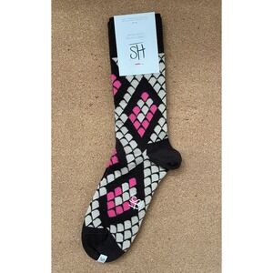 NWT HS  Happy Socks Women 5.5-9.5 Brown, Cream, Pink